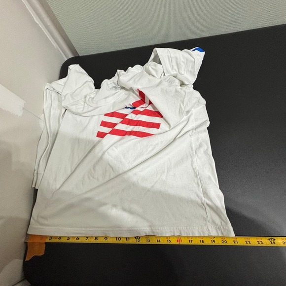 The North Face Men's Long Sleeve T Shirt White USA Flag Graphic Size L - Picture 4 of 9